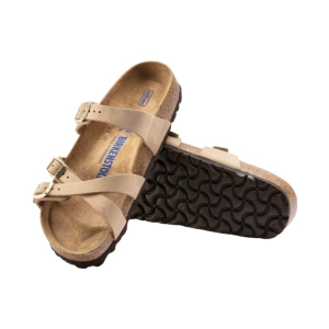 Women's Franca Soft Footbed (Nubuck Leather) - Sandcastle