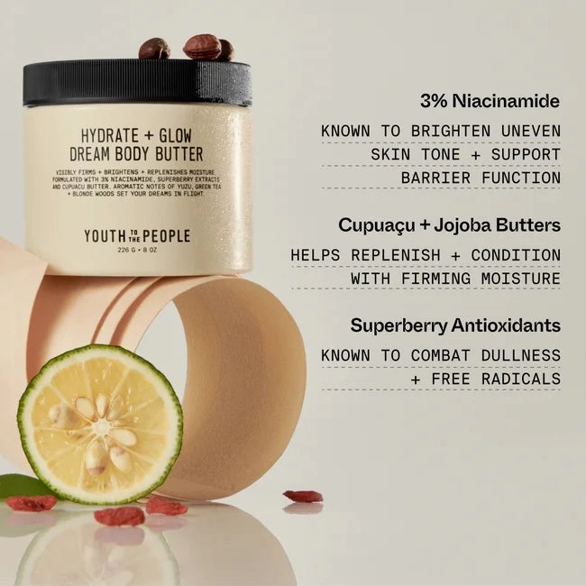 Youth To The People Superberry Firm   Glow Dream Body Butter